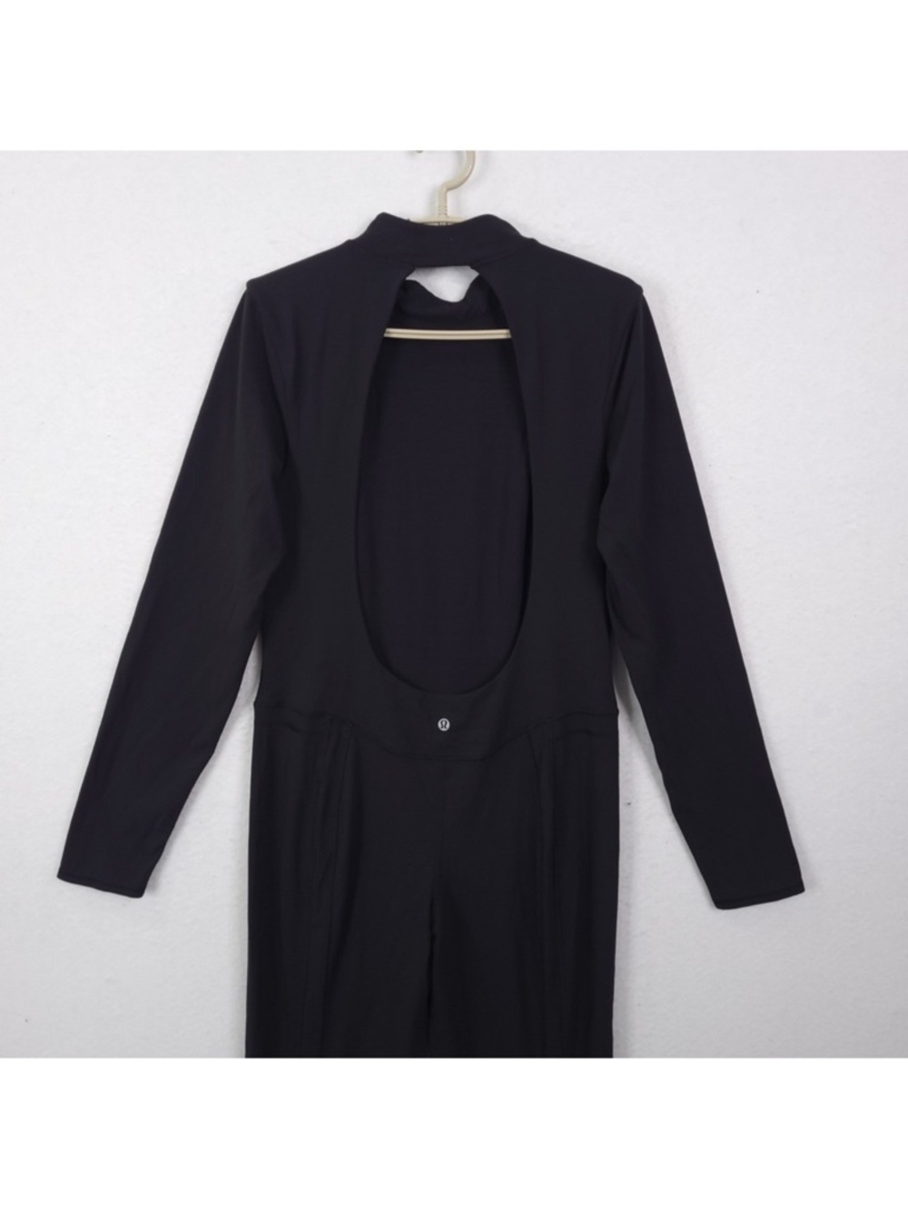 Black Long-Sleeve Fitted Jumpsuit bodysuit lululemon large / xl - Picture 4 of 10
